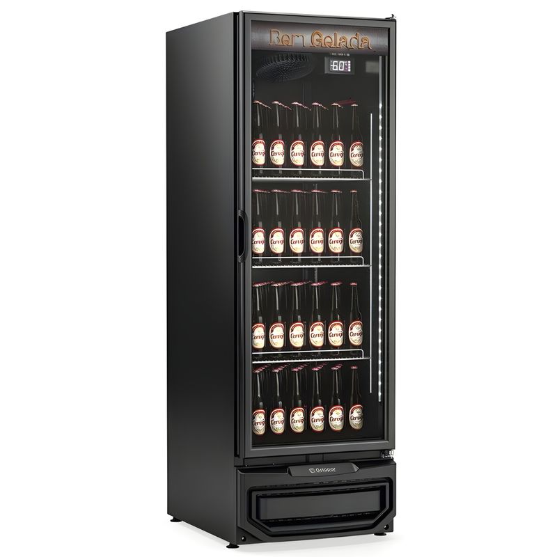 CERVEJEIRA-GCB-57V-LC-PRETO-570-LITROS-PORTA-VIDRO-220V---GELOPAR
