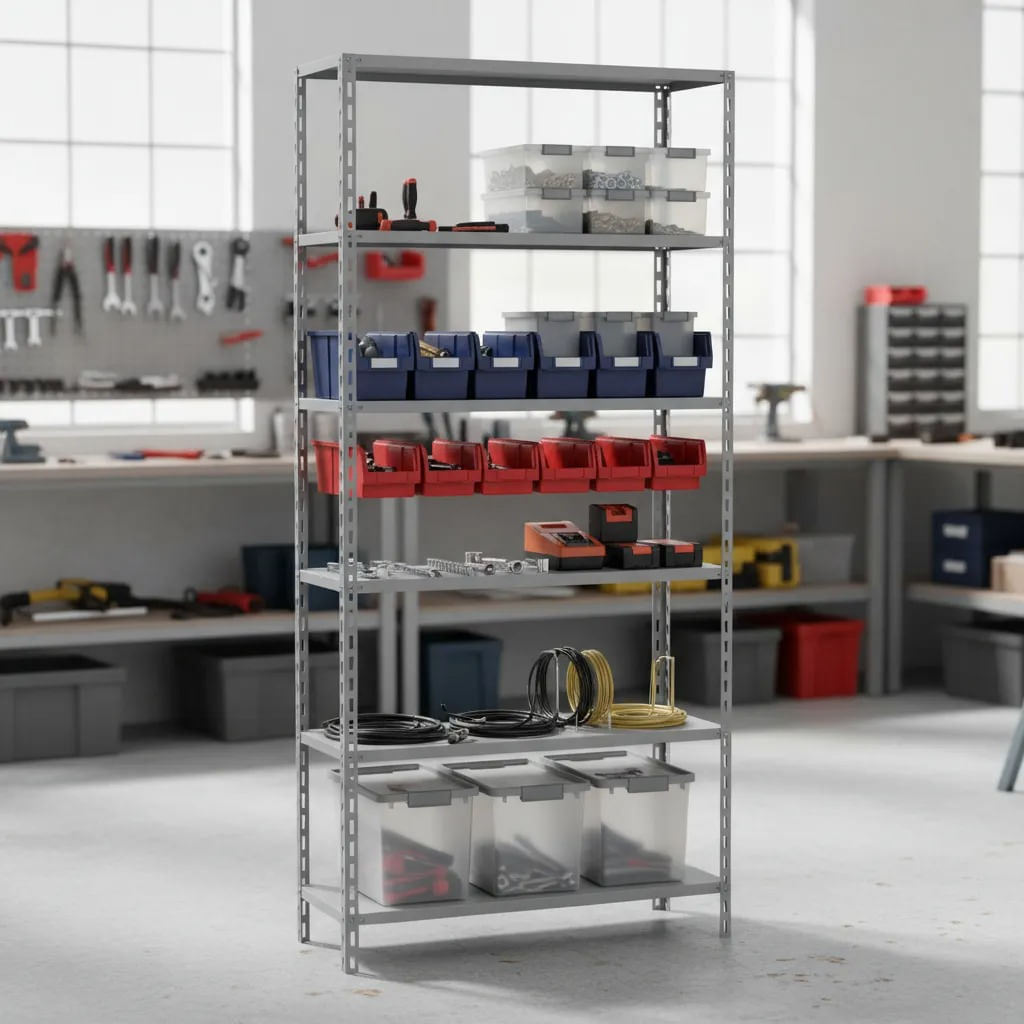 Estante De Aço 6 Prateleiras 200X92x40 Cinza 60Kg Por Prateleira