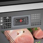 BALCAO-DE-ACOUGUE-TURINO-STANDARD-GATS-200-PRETO-TENDAL-DUPLO-SEM-DEPOSITO-220V---GELOPAR