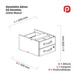 GAVETEIRO-AEREO-2-GAVETAS-MAXXI-CINZA---PANDIN