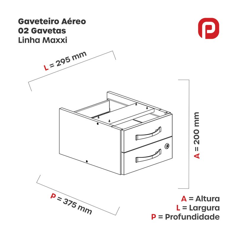 GAVETEIRO-AEREO-2-GAVETAS-MAXXI-CINZA---PANDIN