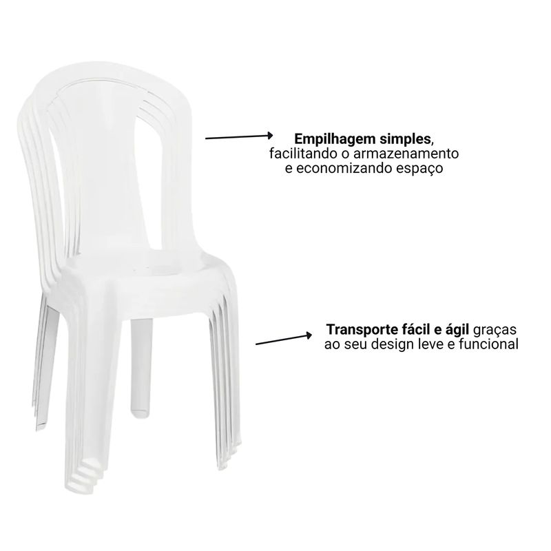 KIT-8-CADEIRAS-PLASTICAS-BRANCO-GIOVANA---DUOPLAST