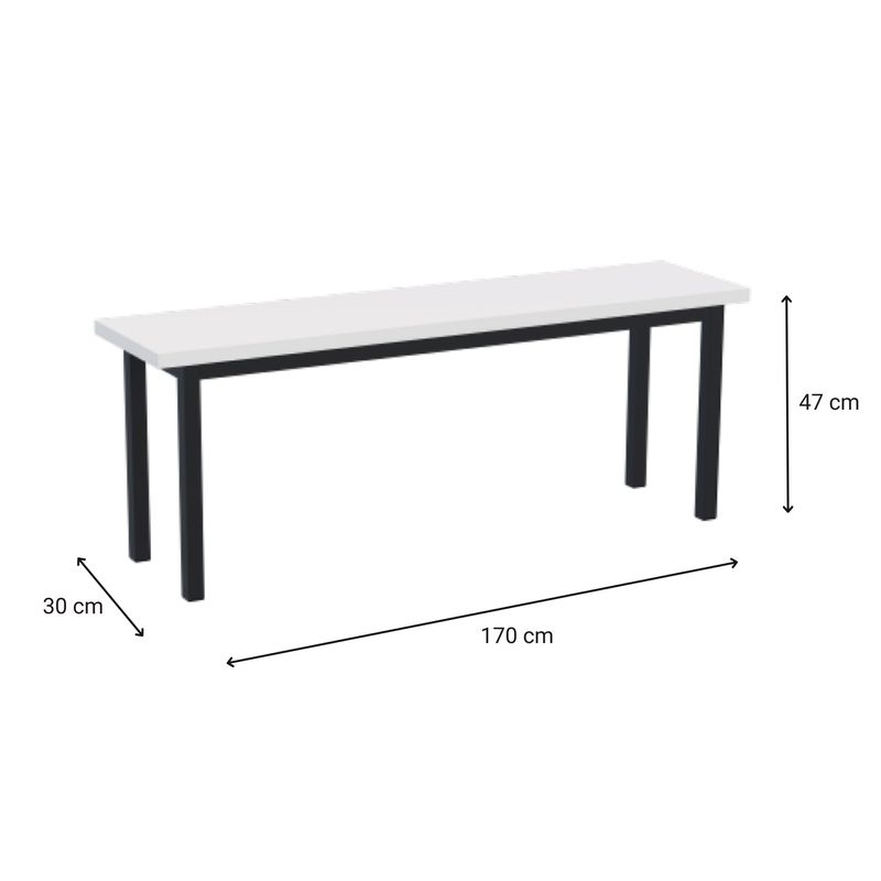 BANCO-REFEITORIO-170X30X47-BRANCO-4-LUGARES---GEEB-WORK