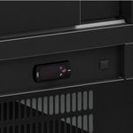 VITRINE-ESTUFA-MGEE-70-PRETO-VIDRO-RETO-SEM-BANDEJA-220V---GELOPAR