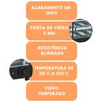 ESTUFA-6-BANDEJAS-DUPLAS-EAMRD-6-MASTER-PRETA-VIDRO-RETO-127V---EDANCA