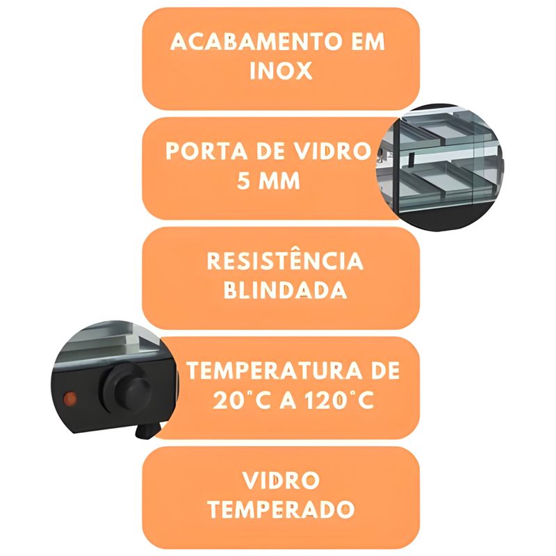 ESTUFA-6-BANDEJAS-DUPLAS-EAMRD-6-MASTER-PRETA-VIDRO-RETO-127V---EDANCA