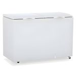 FREEZER-HORIZONTAL-DUPLA-ACAO-GHB-410-BIN-INVERTER-BRANCO-2-TAMPAS-CEGA-411L-BIVOLT---GELOPAR