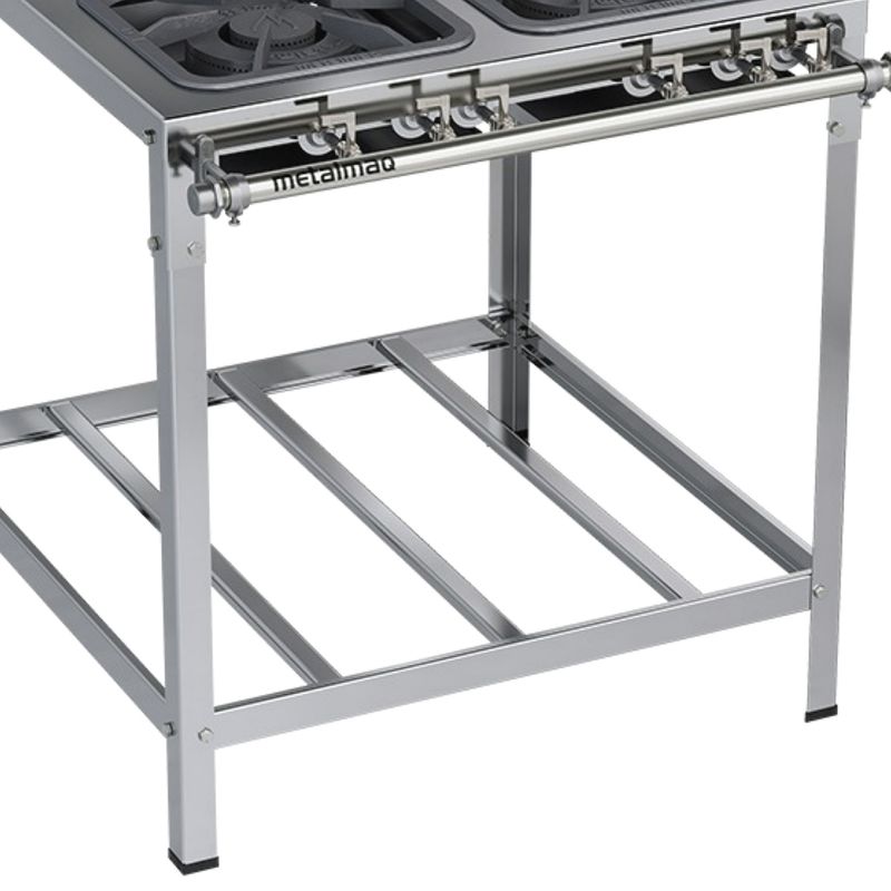 FOGAO-4-BOCAS-30X30CM-GAS-NATURAL-BAIXA-PRESSAO-PERFIL-65CM---METALMAQ