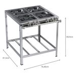 FOGAO-4-BOCAS-30X30CM-GAS-NATURAL-BAIXA-PRESSAO-PERFIL-65CM---METALMAQ