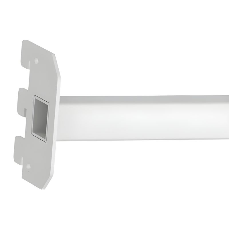 KIT-5-PORTA-GANCHEIRAS-GONDOLA-FIT-90CM-TUBO-QUADRADO-BRANCO---AMAPA