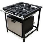FOGAO-4-BOCAS-30X30-GOLD-CFZG-127-GAS-GLP-BAIXA-PRESSAO-PERFIL-7CM-COM-FORNO---CEFAZ