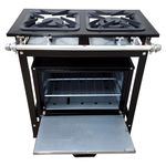 FOGAO-2-BOCAS-30X30-GOLD-CFZG-118-GAS-BAIXA-PRESSAO-PERFIL-7CM-COM-FORNO---CEFAZ