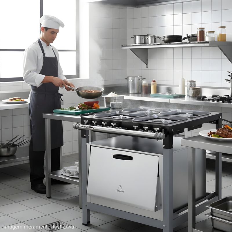 FOGAO-4-BOCAS-30X30-GAS-GLP-BAIXA-PRESSAO-PERFIL-65CM-COM-FORNO---METALMAQ