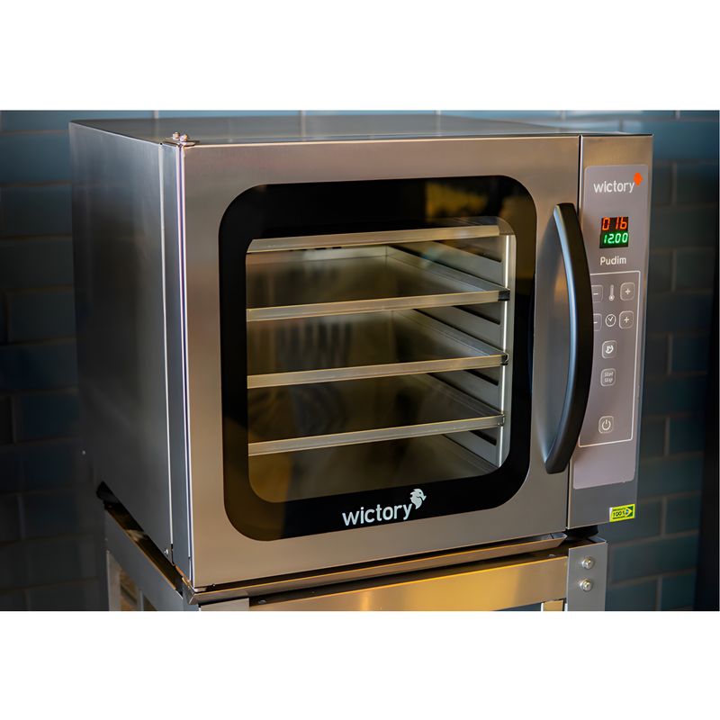 KIT-FORNO-MINI-CONVECTOR-PARA-PUDIM-ELETRICO-WCPP-535-COM-VAPOR-127V---CAVALETE-INOX---WICTORY
