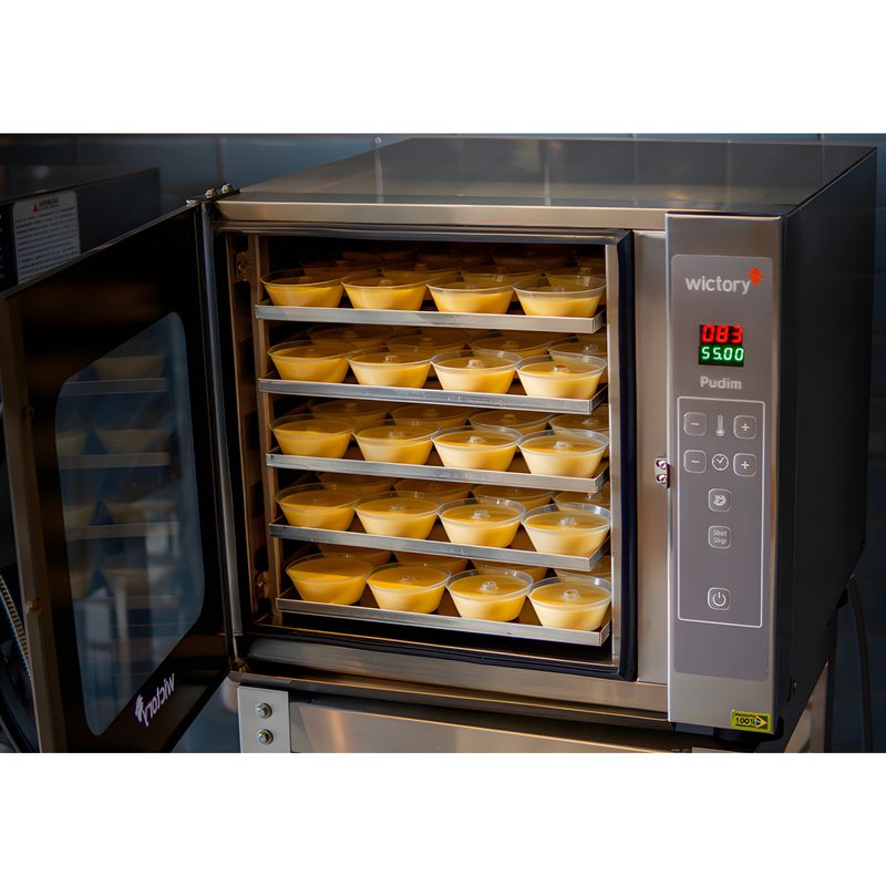 KIT-FORNO-MINI-CONVECTOR-PARA-PUDIM-ELETRICO-WCPP-535-COM-VAPOR-127V---CAVALETE-INOX---WICTORY