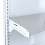 GONDOLA-PONTA-170X78-4-BANDEJAS-30CM---BASE-40CM-BRANCO---AMAPA