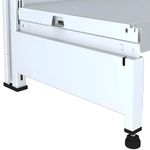 GONDOLA-PONTA-170X78-4-BANDEJAS-30CM---BASE-40CM-BRANCO---AMAPA