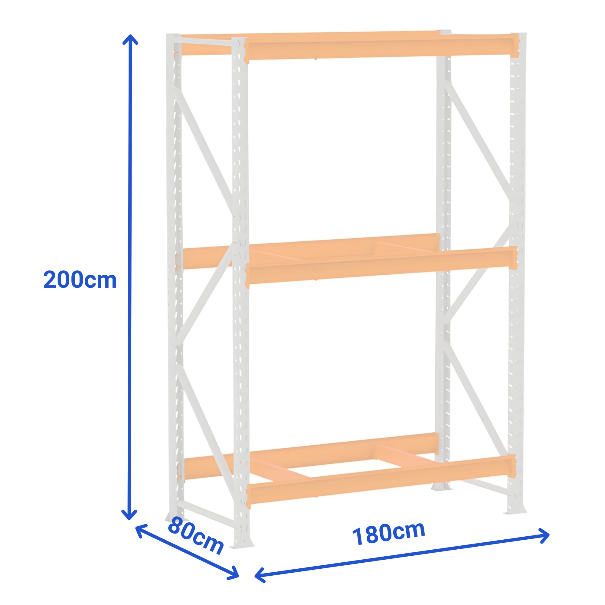 Mini Porta Pallet Inicial 200X180x80 500Kg - Amapa - ACIMAQ
