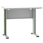 MESA-SECRETARIA-ARETTO-90X60X74-SEM-GAVETAS-BRANCO-E-VERDE---PANDIN