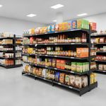 GONDOLA-CENTRO-CONTINUACAO-137X90-3-BANDEJAS-60CM---BASE-80CM-PRETO---AMAPA