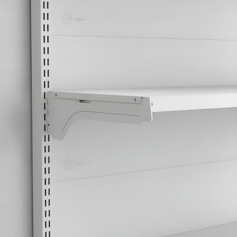 GONDOLA-PAREDE-CONTINUACAO-170X90-4-BANDEJAS-30CM---BASE-40CM-BRANCO---AMAPA