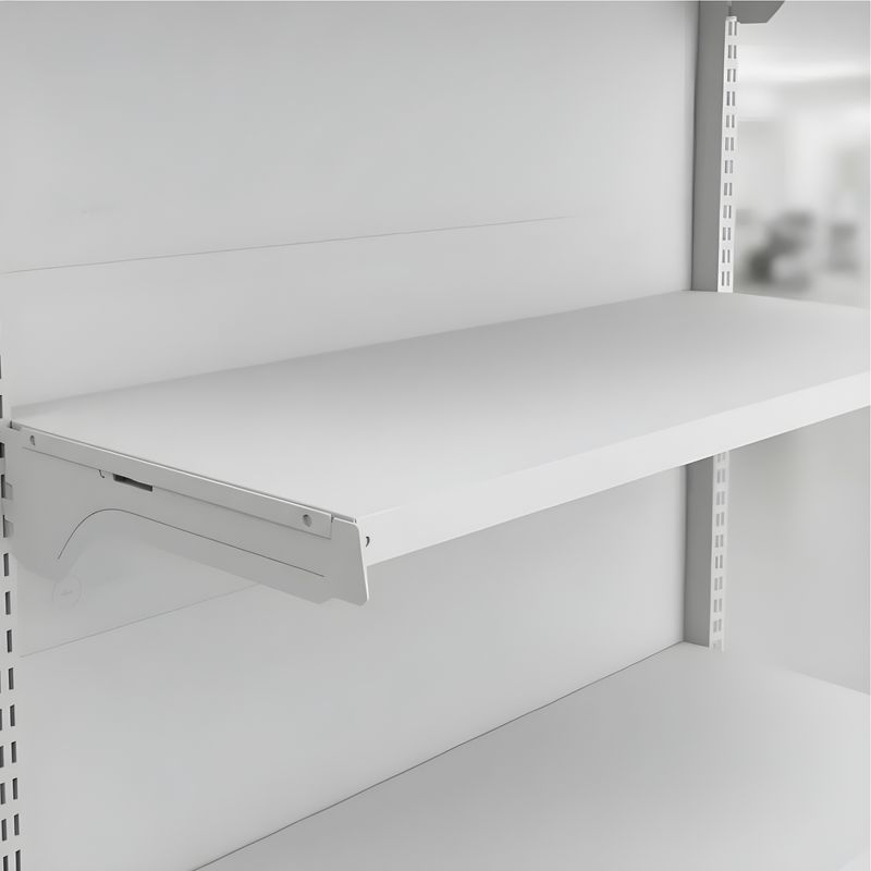 GONDOLA-PAREDE-CONTINUACAO-170X90-4-BANDEJAS-30CM---BASE-40CM-BRANCO---AMAPA