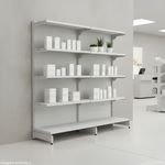 GONDOLA-PAREDE-CONTINUACAO-202X90-4-BANDEJAS-30CM---BASE-40CM-BRANCO---AMAPA