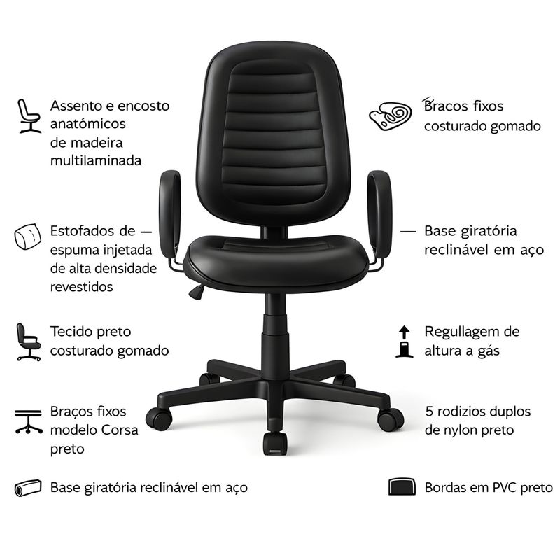 CADEIRA-PRESIDENTE-BASE-GAS-COURO-GOMADO-PRETO-BRACO-CORSA---LORENZZO