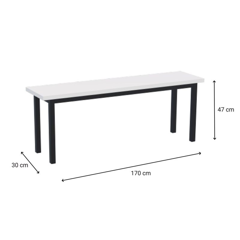BANCO-REFEITORIO-170X30X47-BRANCO-4-LUGARES---GEEB-WORK