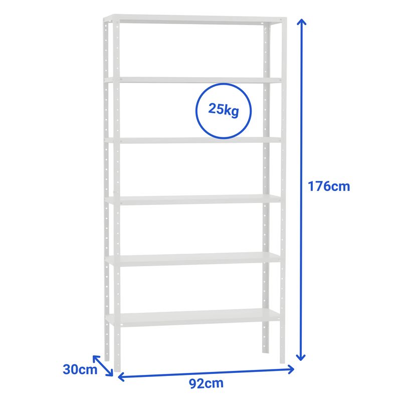 ESTANTE-DE-ACO-6-PRATELEIRAS-176X92X30-CINZA-25KG-POR-PRATELEIRAS-DUPLAFLEX---AMAPA