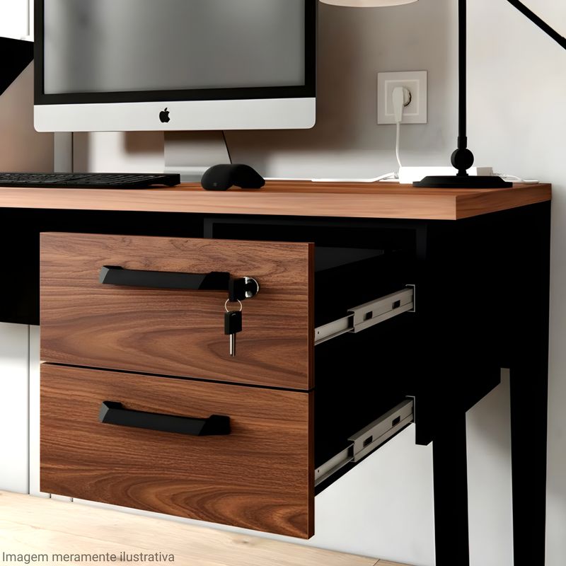 GAVETEIRO-SUSPENSO-COM-2-GAVETAS-COM-CHAVE-NOGAL-PRETO---ACIMAQ