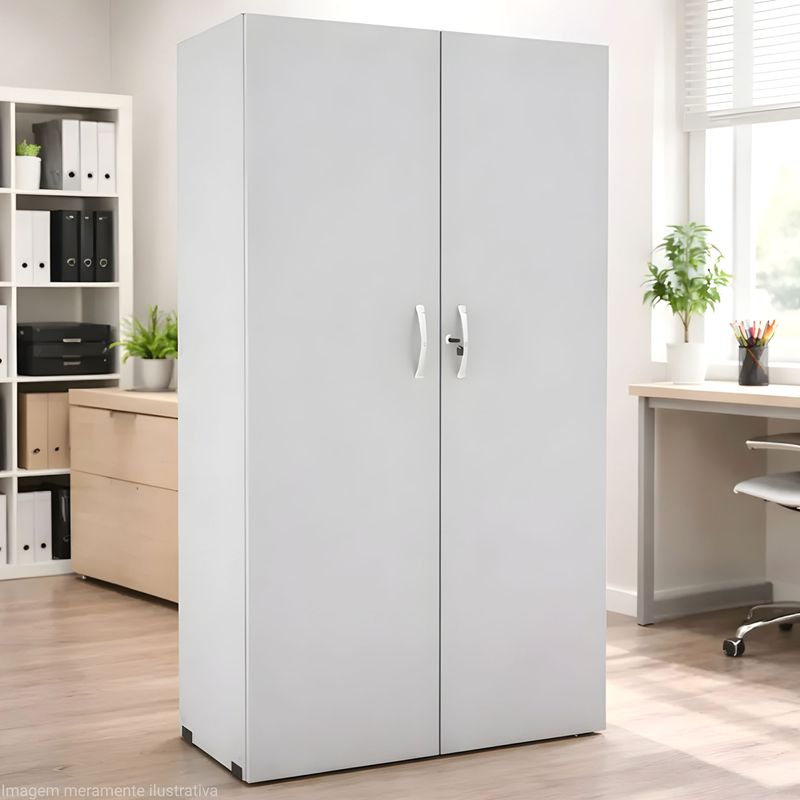 ARMARIO-ALTO-158X80X38-MAXXI-2-PORTAS-3-PRATELEIRAS-CINZA---PANDIN