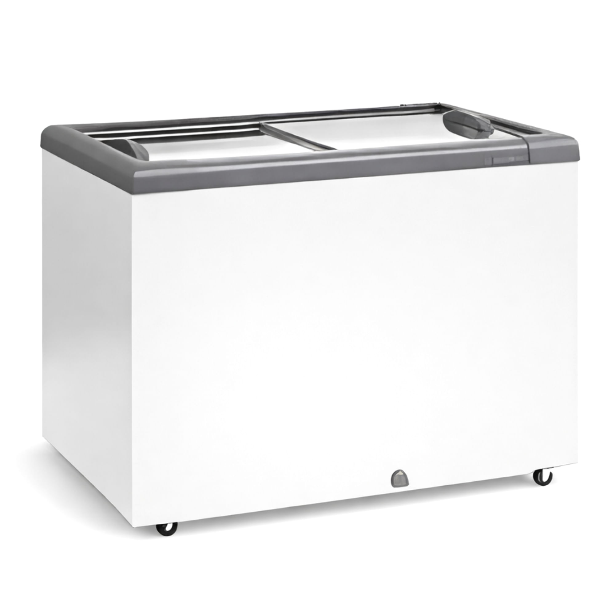 Freezer Horizontal Ghd-300h Branco 300L 2 Tampa Vidro Sem Cesto