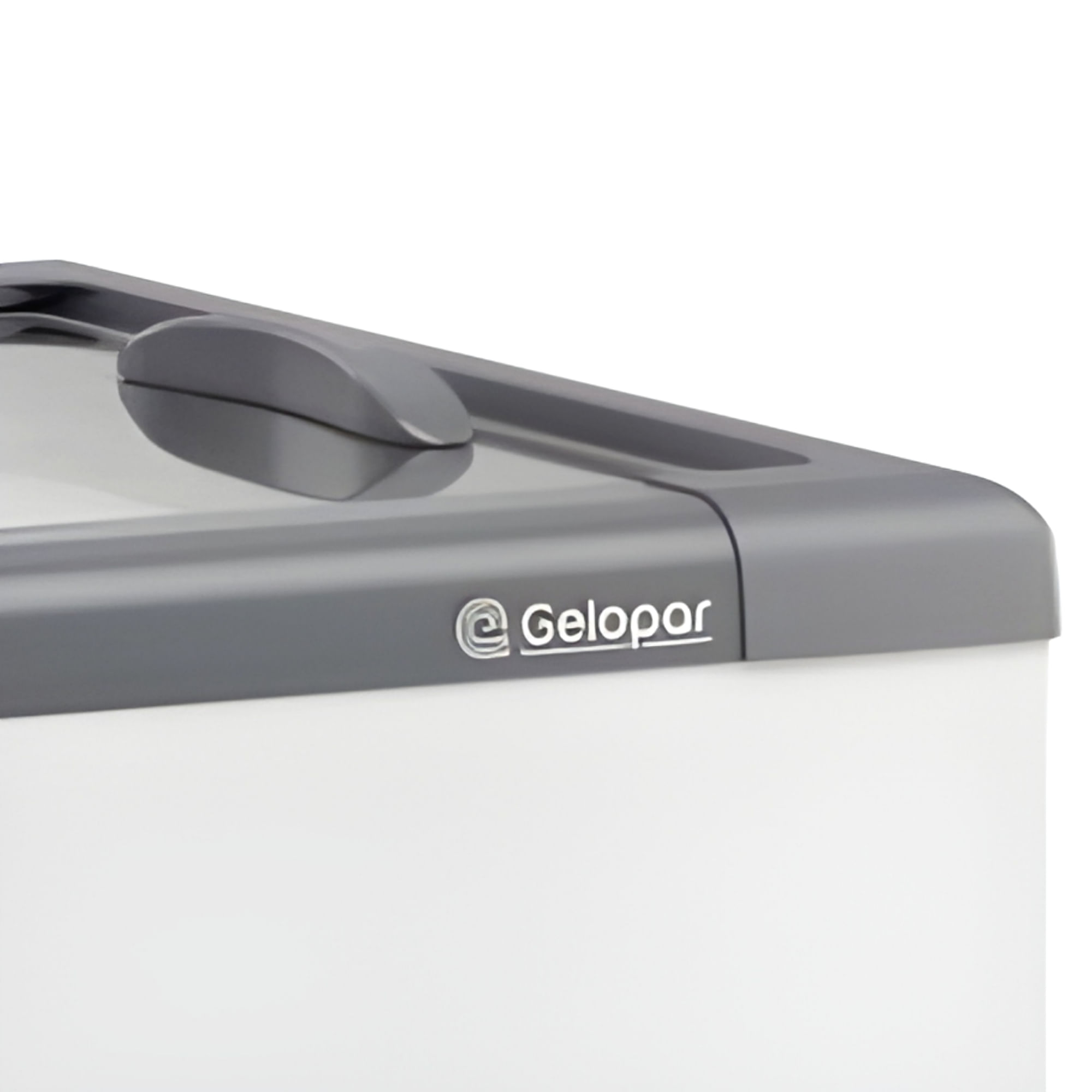 Freezer Horizontal Ghd-300h Branco 300L 2 Tampa Vidro Sem Cesto