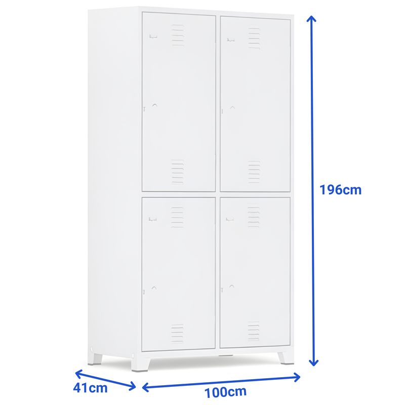 ROUPEIRO-DE-ACO-4-PORTAS-TRANCA-CADEADO-INSALUBRE-COM-SAPATEIRO-CINZA---AMAPA