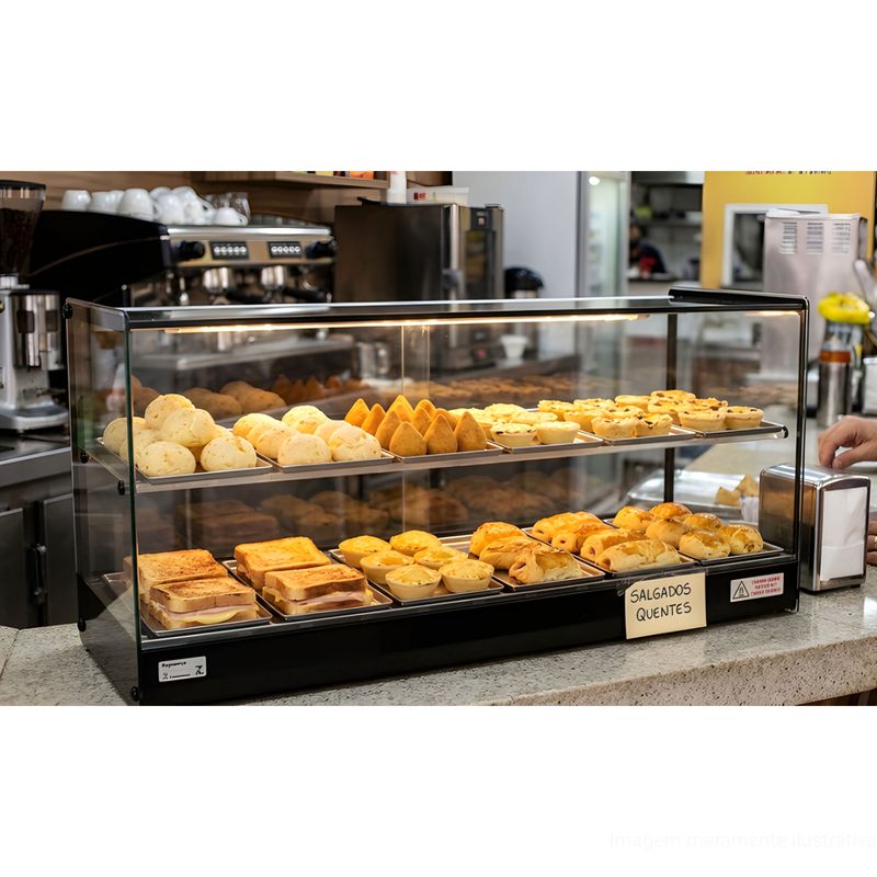 ESTUFA-12-BANDEJAS-VIDRO-RETO-DUPLA-EVR-BP-PRETO-BASICA-127V---TITA