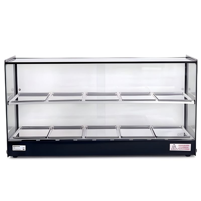 ESTUFA-10-BANDEJAS-VIDRO-RETO-DUPLA-EVR-BP-PRETO-BASICA-127V---TITA