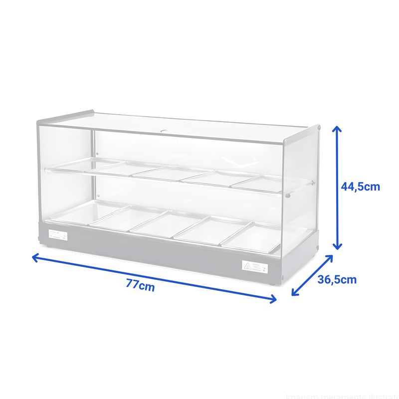ESTUFA-10-BANDEJAS-VIDRO-RETO-DUPLA-EVR-BP-PRETO-BASICA-127V---TITA