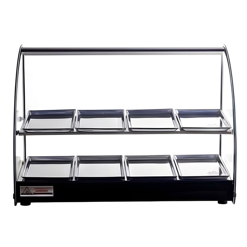 ESTUFA-8-BANDEJAS-VIDRO-CURVO-DUPLA-ACL-588DBP-PRETO-BASICA-127V---TITA