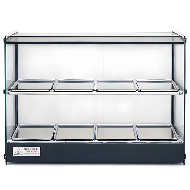 ESTUFA-8-BANDEJAS-VIDRO-RETO-DUPLA-EVR-BP-PRETO-BASICA-127V---TITA