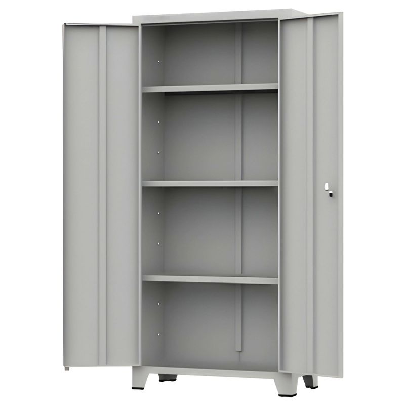 ARMARIO-DE-ACO-2-PORTAS-VENTILADO-LISO-CINZA-COM-FECHADURA---AMAPA