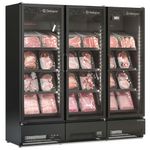 BALCAO-REFRIGERADO-CARNES-E-BEBIDAS-GCBC-1450CB-TODO-PRETO-1468L-PORTA-VIDRO-220V---GELOPAR