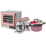 KIT-FORNO-FASTOVEN-DIGITAL-PRP-004-ROSA-127V---MOGMIX-7L-BIVOLT---BATEDEIRA-ECLAIR-ROSA-BIVOLT---PROGAS