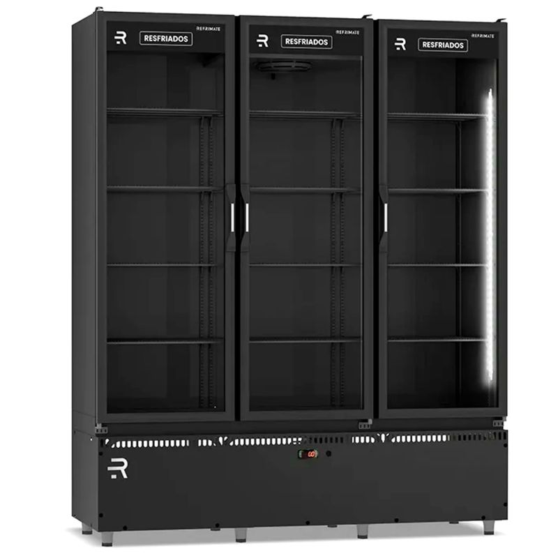 AUTO-SERVICO-FRIOS-E-LATICINIOS-VANGUARD-ASVR-3P-TODO-PRETO-3-PORTAS-220V---REFRIMATE