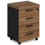 GAVETEIRO-VOLANTE-04-GAVETAS-NOGAL-PRETO---ACIMAQ