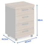 GAVETEIRO-VOLANTE-04-GAVETAS-NOGAL-PRETO---ACIMAQ