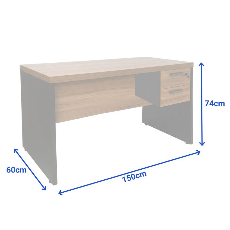 MESA-SECRETARIA-PE-PAINEL-150X60-2-GAVETAS-NOGAL-PRETO---ACIMAQ