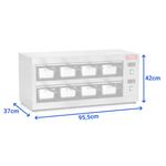 CONSERVADOR-DE-PROTEINA-COPROH8-8-BANDEJAS-220V---RED-CHAMELEON