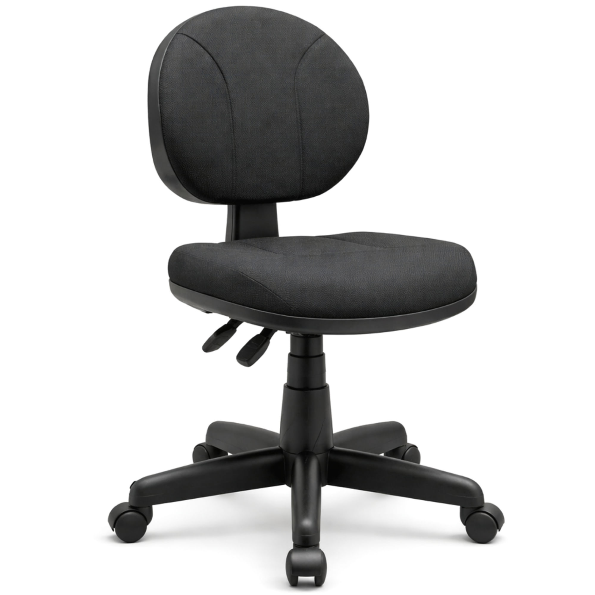 Cadeira Operativa Executiva Back System Tecido Preto - Plaxmetal