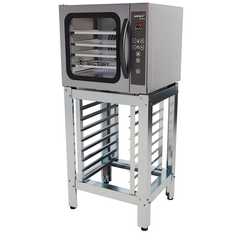 KIT-FORNO-MINI-CONVECTOR-5-ASSADEIRAS-ELETRICO-WCV-535-COM-VAPOR-127V---CAVALETE-INOX---WICTORY